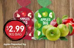 Spudshed Apples Prepacked 1kg offer