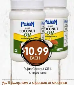 Spudshed Pujan Coconut Oil offer