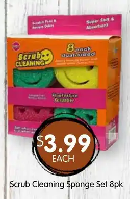 Spudshed Scrub Cleaning Sponge Set 8pk offer