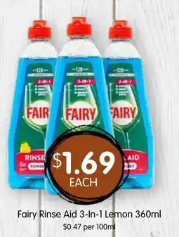 Spudshed Fairy Rinse Aid 3-In-1 Lemon offer