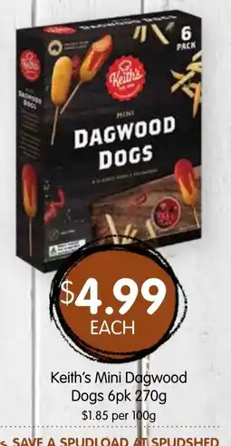 Spudshed Keith's Mini Dagwood Dogs offer