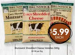 Spudshed Brunswick Shredded Cheese Varieties offer