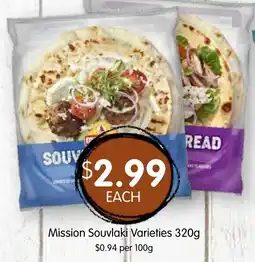 Spudshed Mission Souvlaki Varieties offer
