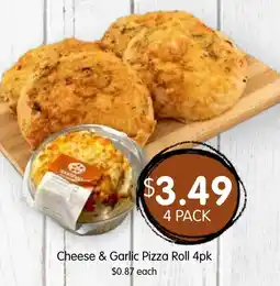 Spudshed Squishy Cheese & Garlic Pizza Roll offer