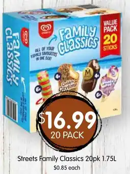 Spudshed Streets Family Classics offer
