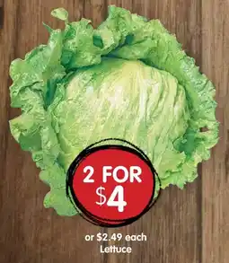 Spudshed Lettuce offer