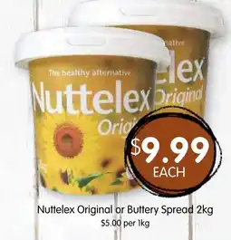 Spudshed Nuttelex Original or Buttery Spread offer