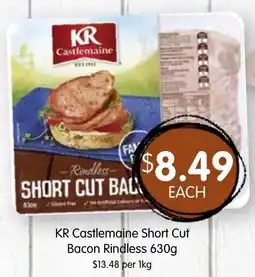Spudshed KR Castlemaine Short Cut Bacon Rindless offer