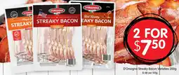 Spudshed D'Orsogna Streaky Bacon offer