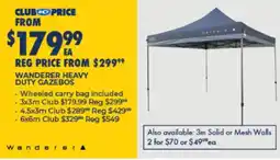 BCF Wanderer Heavy Duty Gazebos offer