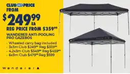 BCF Wanderer Anti-Pooling Pro Gazebos offer