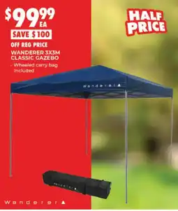 BCF Wanderer 3x3m Classic Gazebo offer