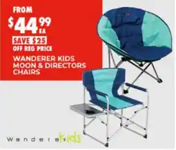 BCF Wanderer Kids Moon & Directors Chairs offer