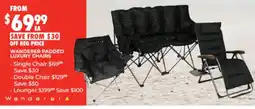 BCF Wanderer Padded Luxury Chairs offer