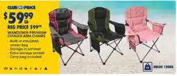 BCF Wanderer Premium Cooler Arm Chairs offer
