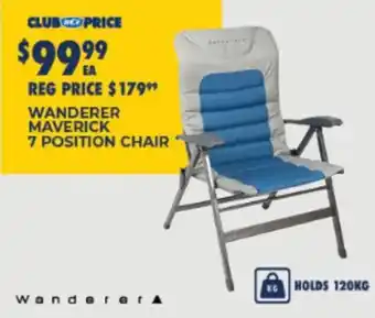 Wanderer Maverick 7 Position Chair
