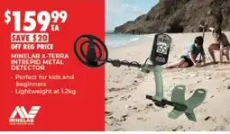 BCF Minelab X-Terra Intrepid Metal Detector offer