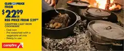 BCF Campfire Cast Iron Cookware offer