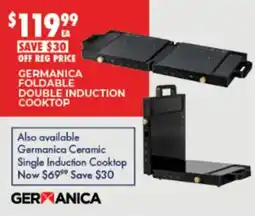 BCF Germanica Foldable Double Induction Cooktop offer