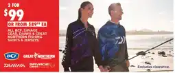 BCF BCF, Savage Gear, Daiwa & Great Northern Fishing Shirts & Jerseys offer