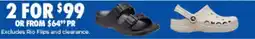 BCF Crocs sandals offer