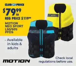 BCF Motion Neo Sport L50/50S PFDS offer