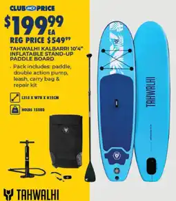BCF Tahwalhi Kalbarri 10'4" Inflatable Stand-Up Paddle Board offer