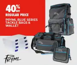 BCF Pryml Blue Series Tackle Bags & Wallet offer