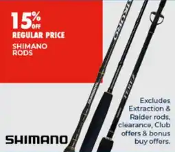 BCF Shimano rods offer