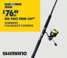 BCF Shimano Fishquest Combos offer
