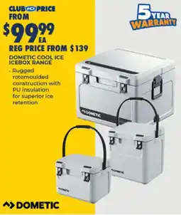 BCF Dometic Cool Ice Icebox Range offer