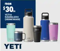 BCF Yeti Rambler Drinkware offer