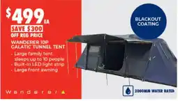 BCF Wanderer 10P Galatic Tunnel Tent offer