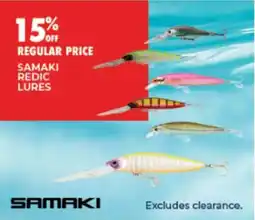 BCF Samaki Redic Lures offer