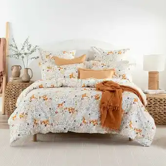 Pillow Talk Wildflowers Quilt Cover Set by Habitat offer