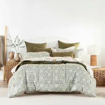 Pillow Talk Poppy Fields Reversible Comforter Set by Essentials offer