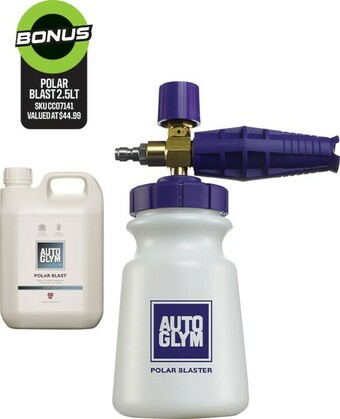 Autobarn Autoglym Polar Blast Snow Cannon Kit offer