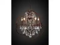 LivingStyles Sundance Metal Chandelier, Medium, Rust offer