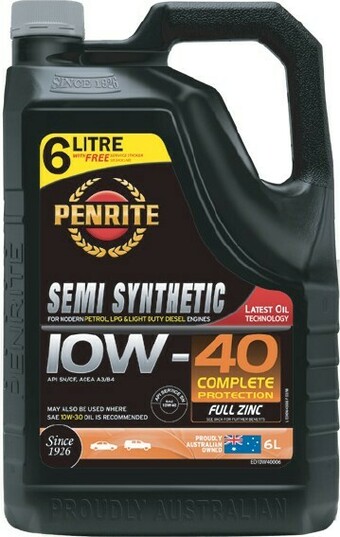 Autobarn Penrite Semi Synthetic 10W40 6LT offer