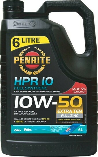 Autobarn Penrite HPR 10 10W50 6LT offer