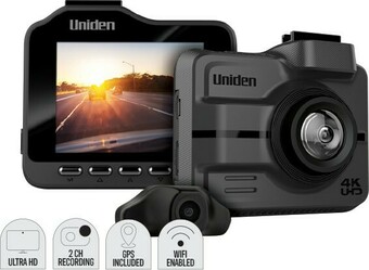 Autobarn Uniden Ultra HD 4K Dual Recording 2CH Wi-Fi GPS Dash Cam offer