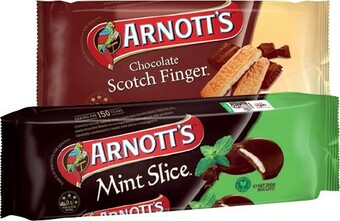 IGA Arnott's Chocolate Biscuits 160-250g Selected Varieties offer