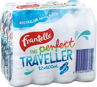 IGA Frantelle Spring Water 12x600mL offer