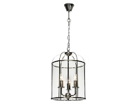 LivingStyles Clovelly Metal & Glass Pendant Light, Medium, Chrome offer