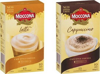 IGA Moccona Coffee Sachets 10 Pack Selected Varieties offer