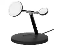 Officeworks Belkin 3-in-1 MagSafe Wireless Charger Black offer