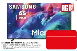 The Good Guys Samsung 65" Micro RGB R85H 4K Smart AI TV 2026 offer