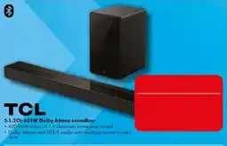 The Good Guys TCL 5.1.2Ch 620W Dolby Atmos soundbar offer