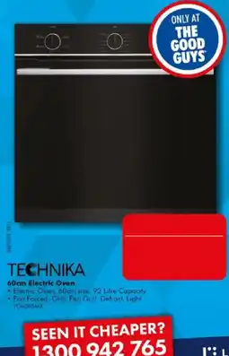 The Good Guys Technika 60cm Electric Oven offer