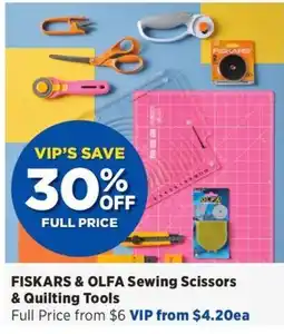 Spotlight Fiskars & Olfa Sewing Scissors & Quilting Tools offer